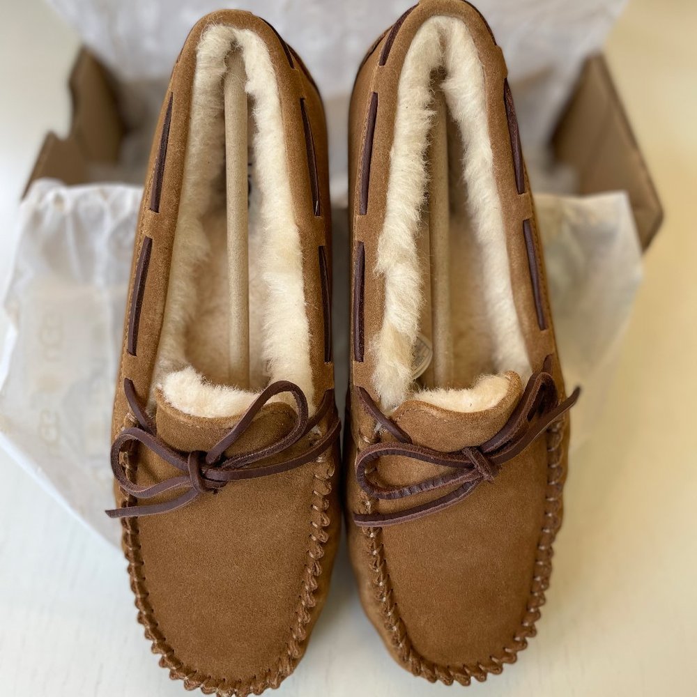 NIB | UGG Women's Dakota Slippers | Chestnut | Size 8